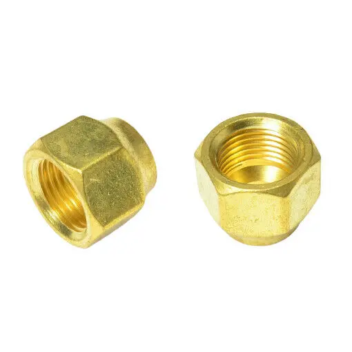 Forged Sae Flare Nut Fitting – 3/8" Tube Od, Hex Style, For Copper Propane Tubing 1