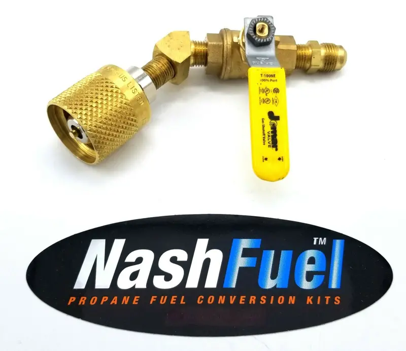 Forklift Safety Ball Valve – 45° Angle, 1-1/4" Female Npt, Lpg-Approved (Part #7141F) 1