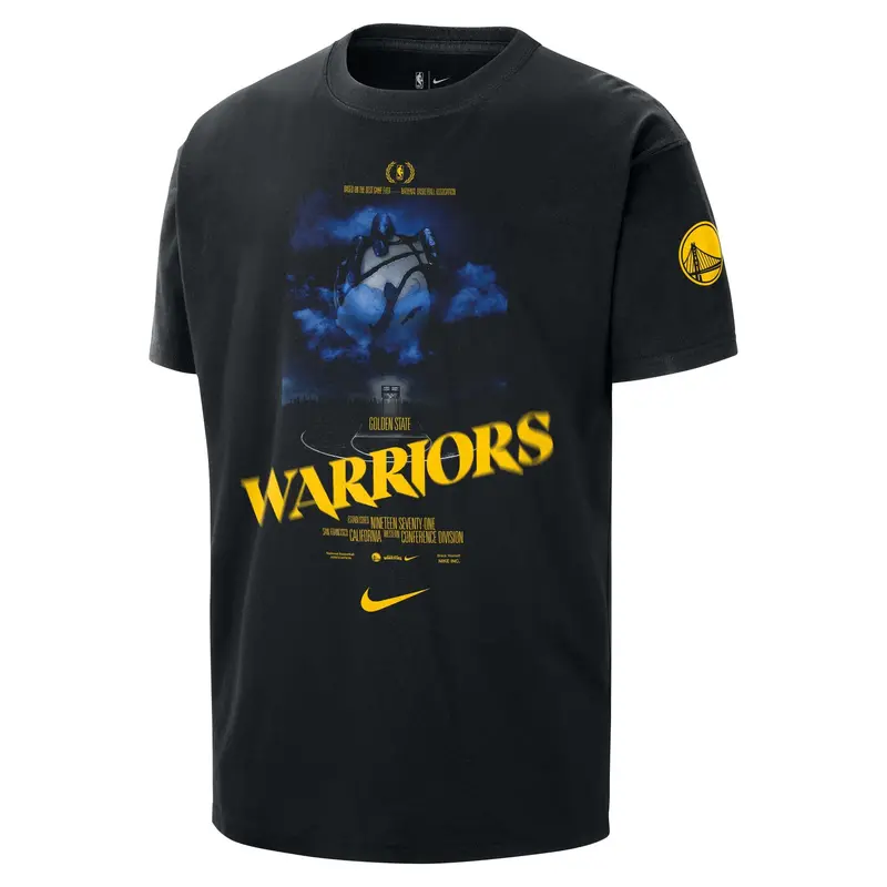 Golden State Warriors Courtside Nike Nba T-Shirt For Men 1