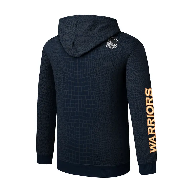 Golden State Warriors Snake-Texture Hoodie – Regular Fit 1