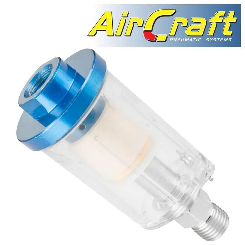 Hanging Inline 1/4" Aircraft Air Filter In Compact Enclosure 1