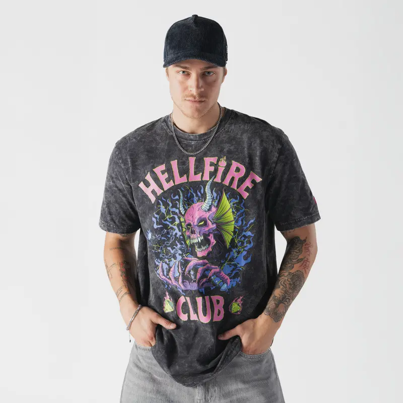 Hellfire Club Stranger Things Short-Sleeve T-Shirt 1