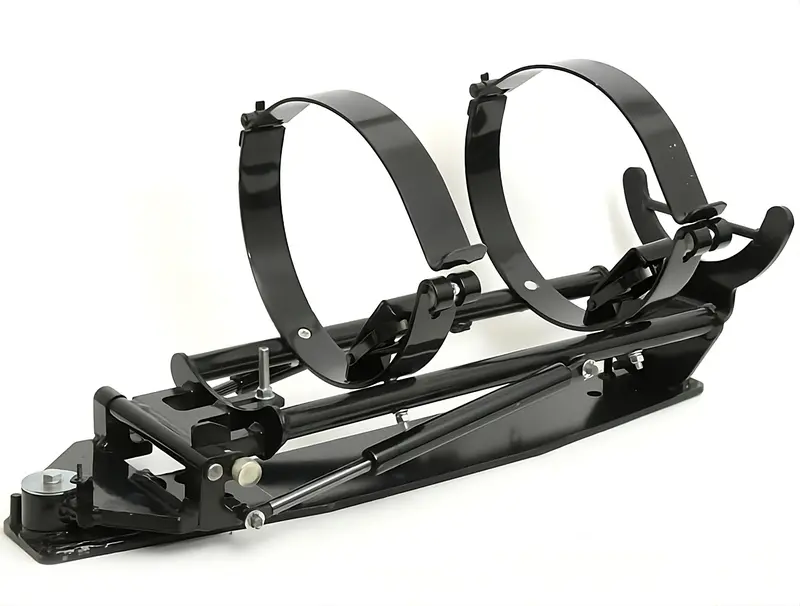 Horizontal Swing-Out Forklift Propane Tank Bracket – 8-Gallon (33.5 Lb) Lpg Mounting Solution 1