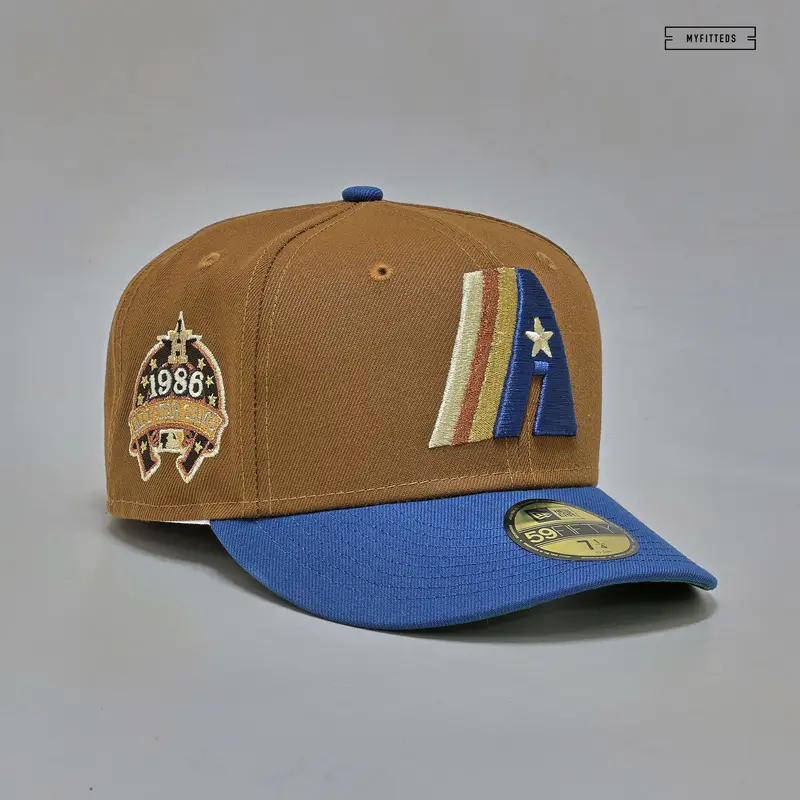 Houston Astros 1986 All-Star Game Raspberry/Caramel/Seashore Slate Hat 1