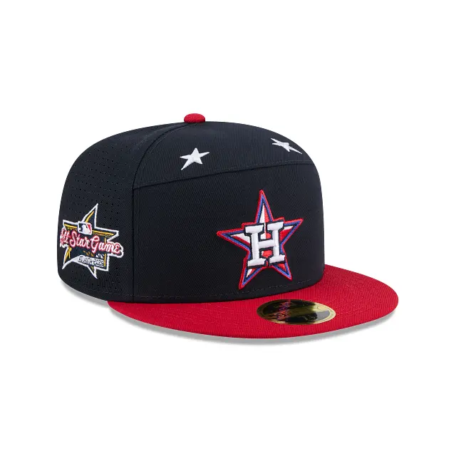 Houston Astros 2025 Mlb All-Star Training Collection 59Fifty Split-Panel Cap 1