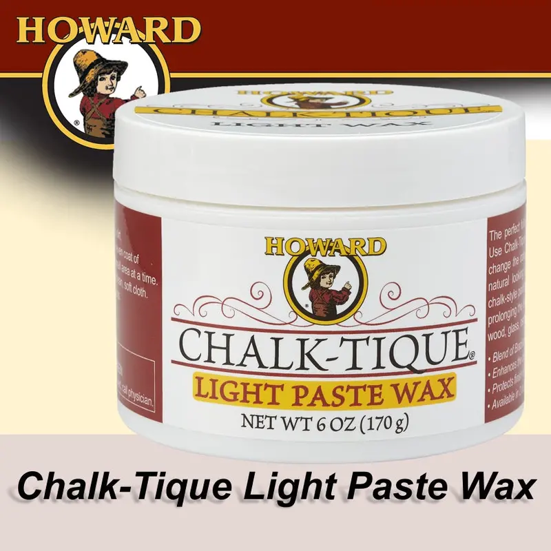 Howard Chalk-Tique Light Wax – 177 Ml Soft-White Distressed Finish Topcoat 1