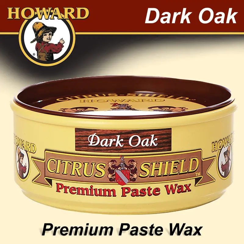 Howard Citrus-Shield Dark Oak Paste Wax – 325 Ml Deep-Hue Protective Wood Wax 1