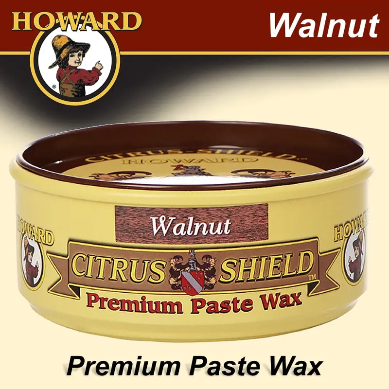 Howard Citrus-Shield Walnut Paste Wax – 325 Ml Rich-Tone Wood Finish Enhancer 1