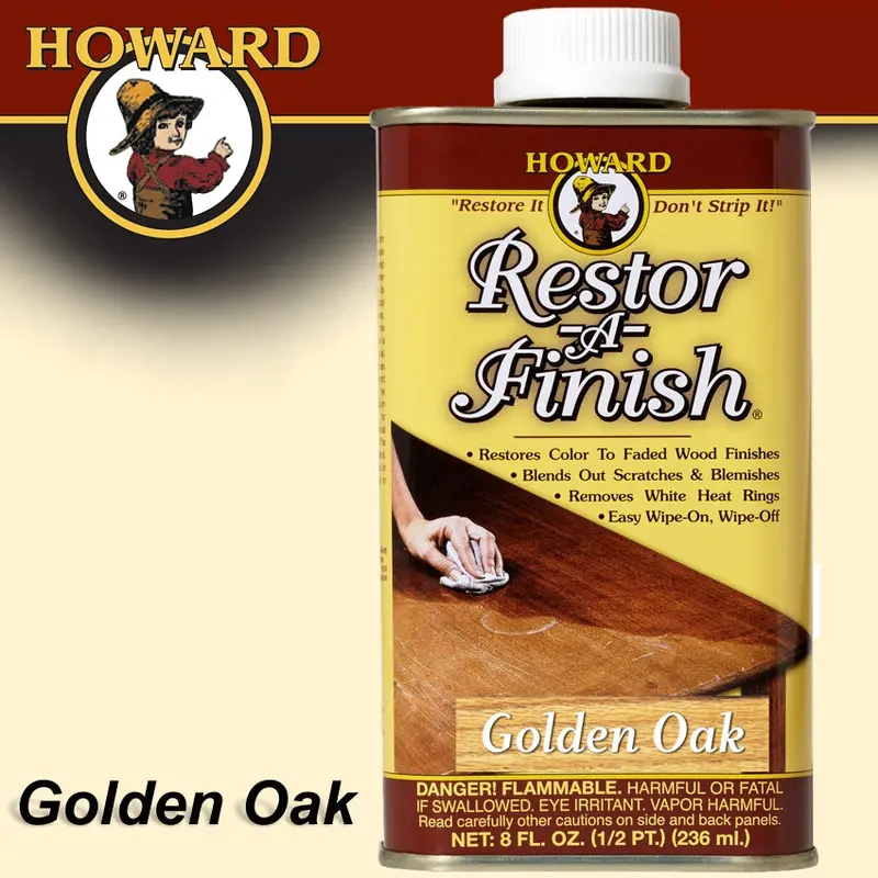 Howard Restor-A-Finish Golden Oak Wood Finish Restorer (237 Ml) 1