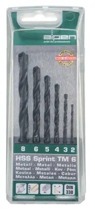 Hss Sprint Drill Bit Set – 6-Piece, 2–8 Mm Entry-Level Kit 1