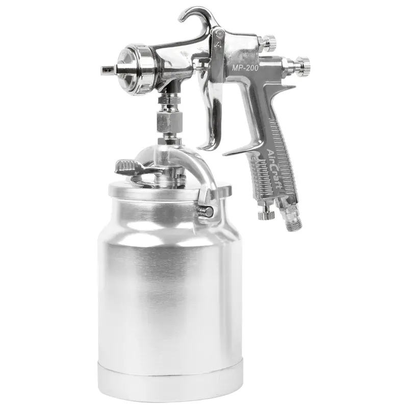 Hvlp Aircraft Spray Gun With 1.4 Mm Nozzle And Suction Cup Mount 1