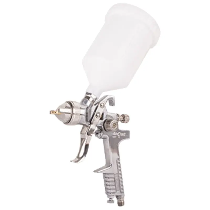 Hvlp Aircraft Spray Gun With 1.4Mm Nozzle And 600Cc Plastic Cup 1