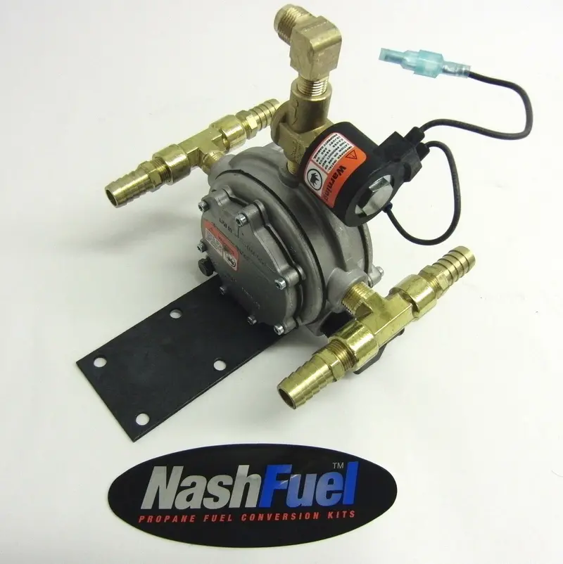 Impco Jb-2 Propane Regulator And Vaporizer With Fuellink Fittings, Plugs, And 5/8" T-Connectors 1