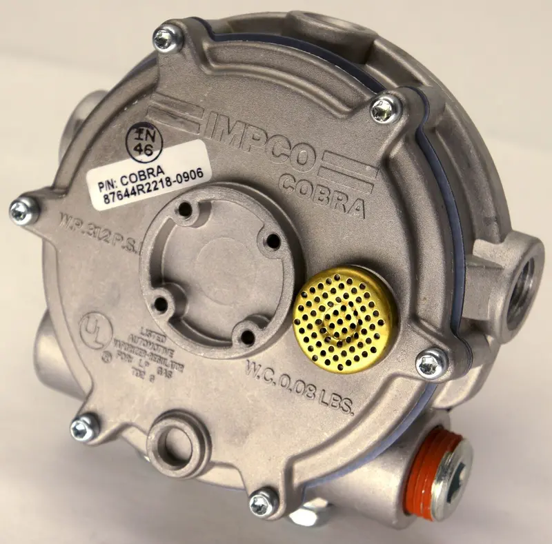 Impco Model K Heavy-Duty Propane Converter Regulator – Fluorosilicone Seal, Jb/J Cobra 1