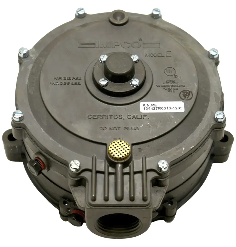 Impco Pe Series Low-Pressure Propane/Natural Gas Regulator & Converter For Positive-Flow Systems 1