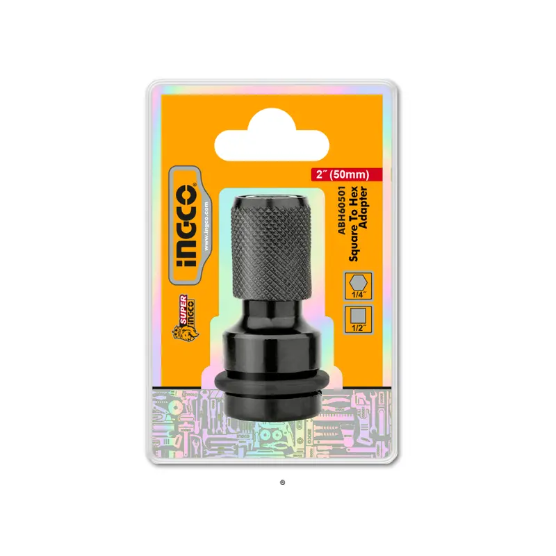 Ingco 1/2″ Square To 1/4″ Hex Drive Adapter – Universal Bit Compatibility 1