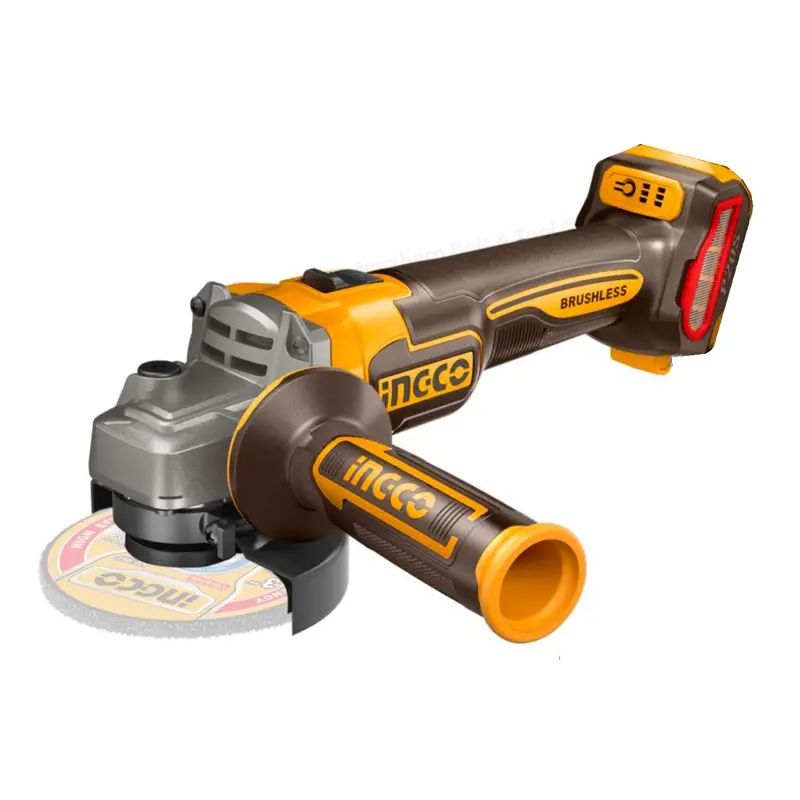 Ingco 20V Brushless Cordless Angle Grinder (115Mm, Bare Tool) 1