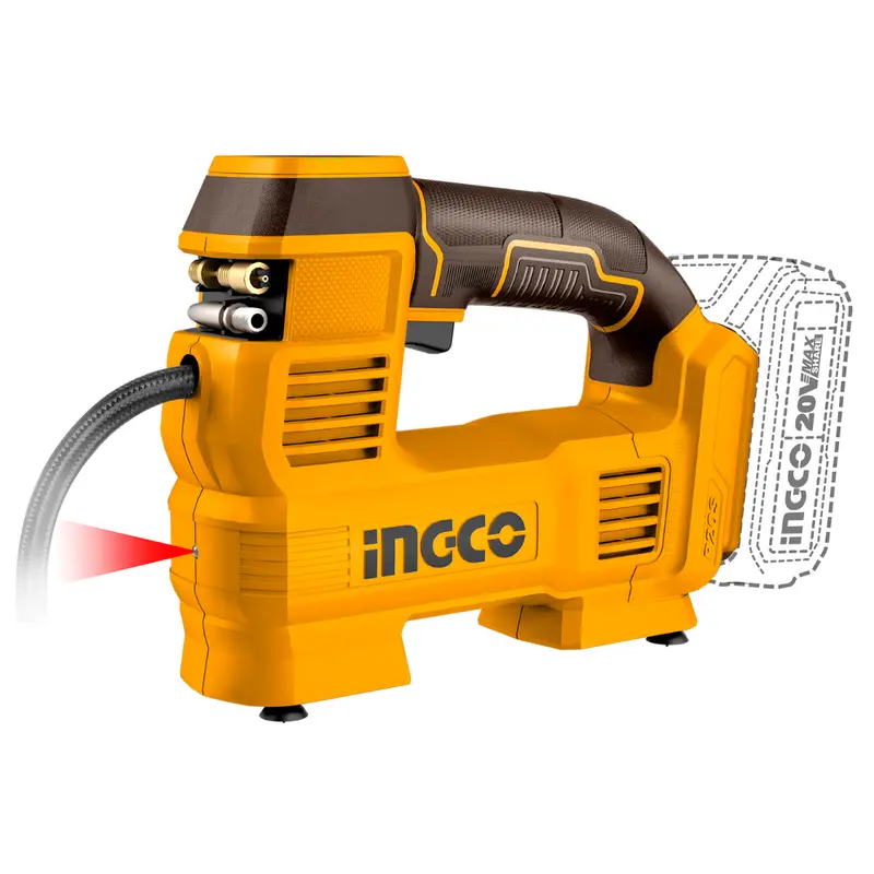 Ingco 20V Cordless Auto Air Compressor – 11 Bar Output (Tool-Only Version) 1