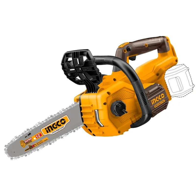 Ingco 20V Cordless Chainsaw – 12-Inch (300 Mm) Bar, Bare Tool Only 1