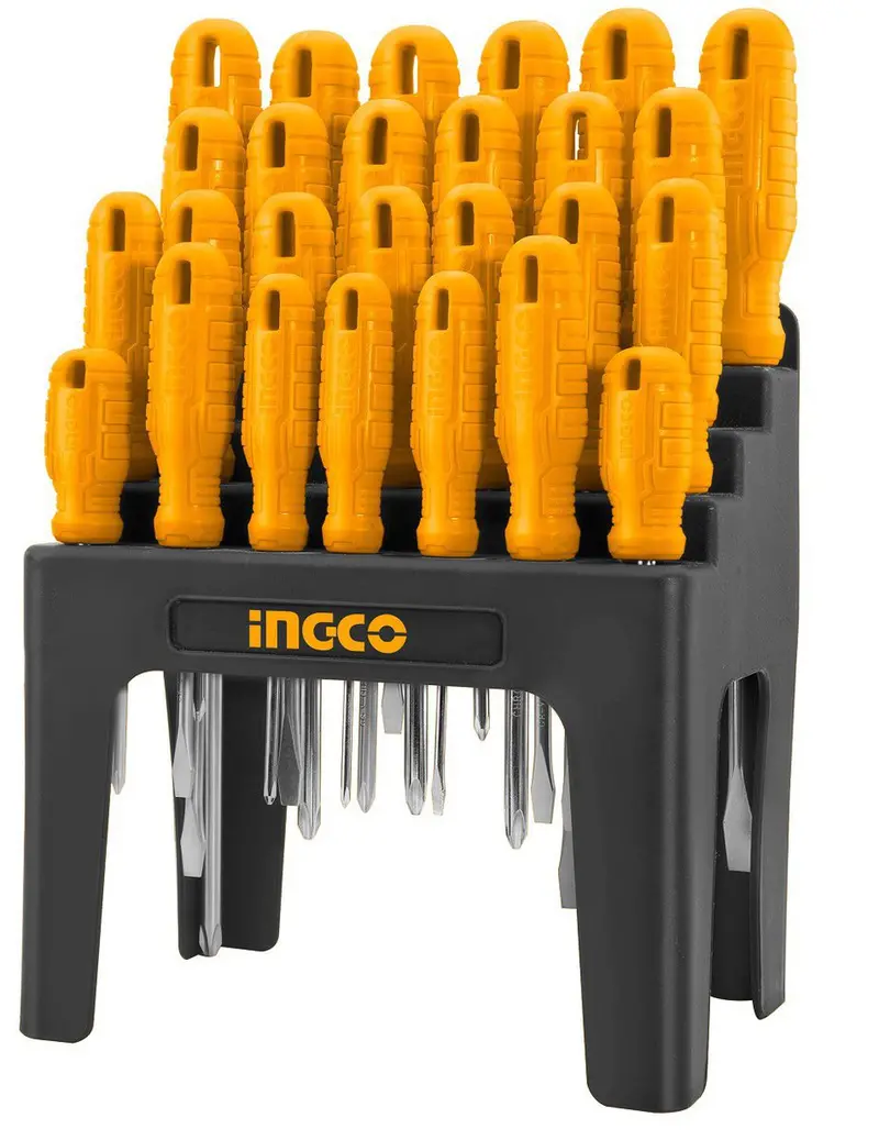 Ingco 26-Piece Magnetic Screwdriver Set With Organized Plastic Case 1