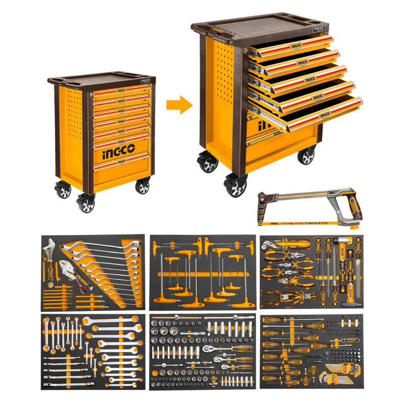 Ingco 328-Piece Professional Tool Chest Set — Comprehensive Workshop Kit 1