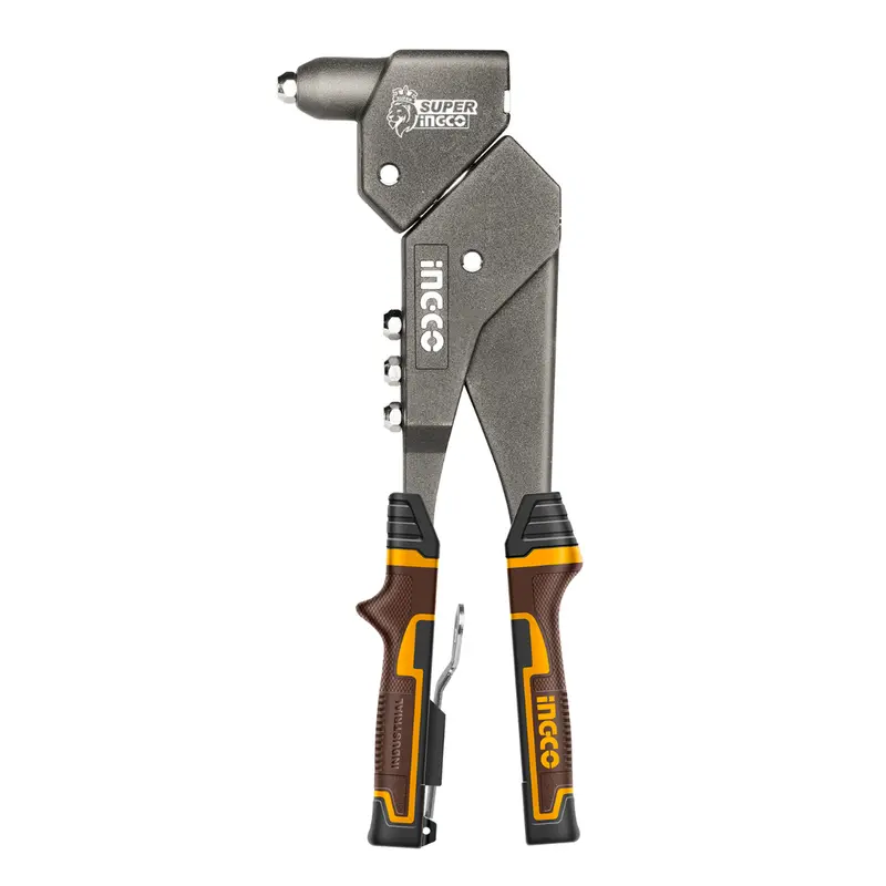 Ingco 360° Swivel-Head Hand Riveter – Ergonomic Design For Tight-Angle Fastening 1
