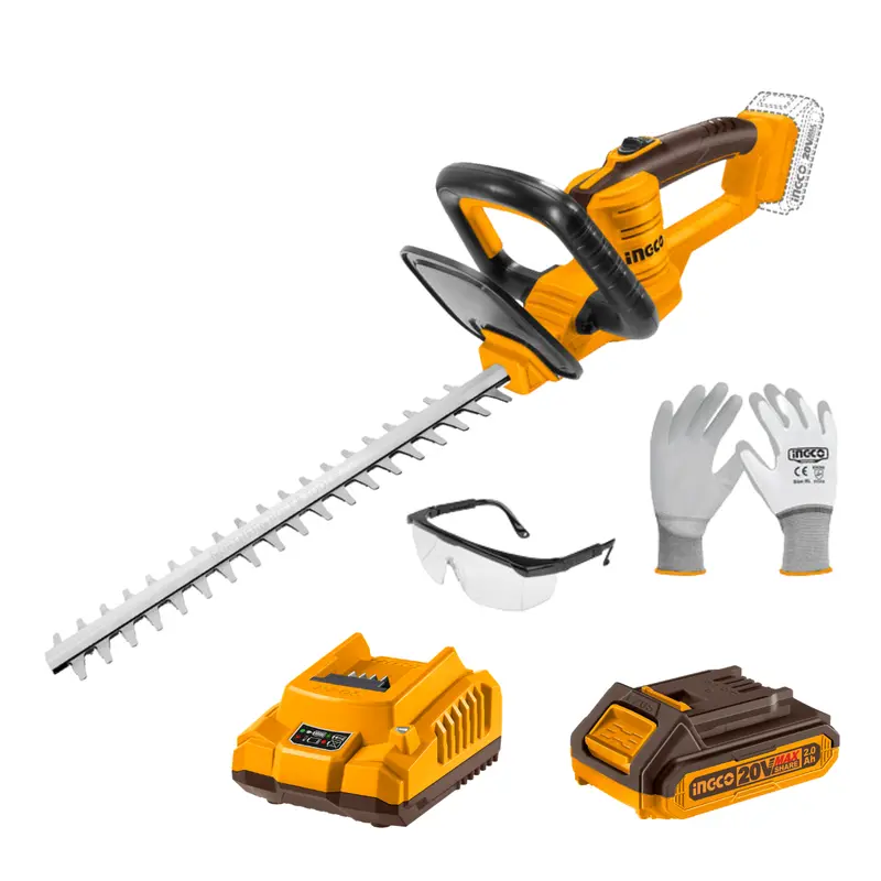 Ingco 460Mm Cordless Hedge Trimmer – 20V Brushless Power System 1