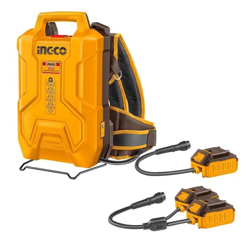 Ingco 60Ah Lithium-Ion Backpack Battery – High-Capacity Power Pack For Heavy-Duty Tools 1
