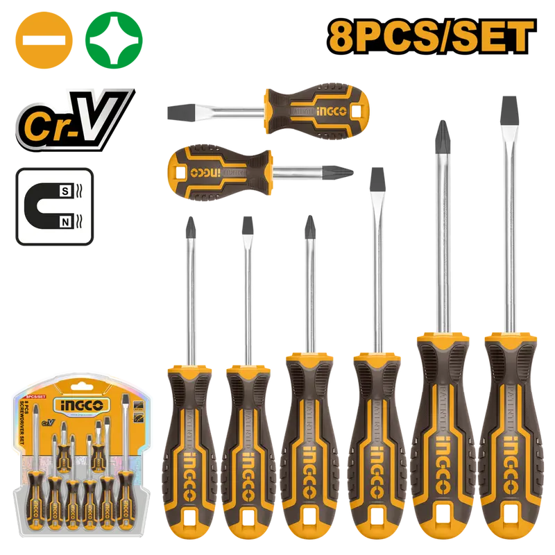 Ingco 8-Piece Precision Screwdriver Kit 1