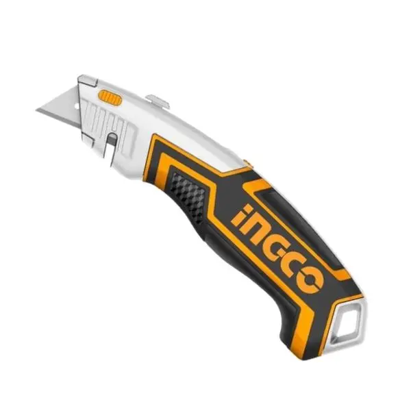 Ingco Ergonomic Utility Knife For Packaging And Box Opening 1