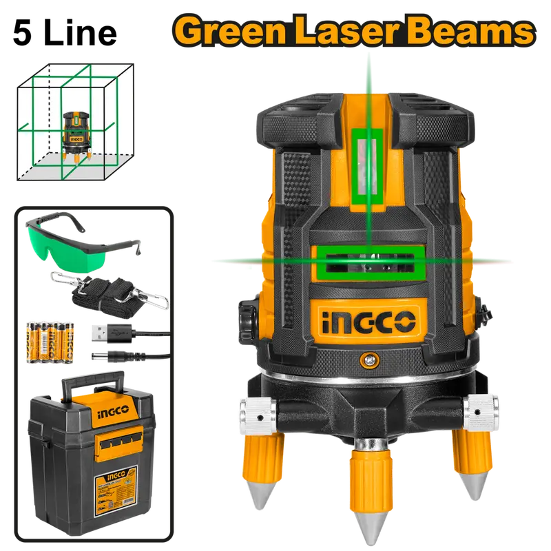 Ingco Green Laser Self-Leveling Line Generator 1