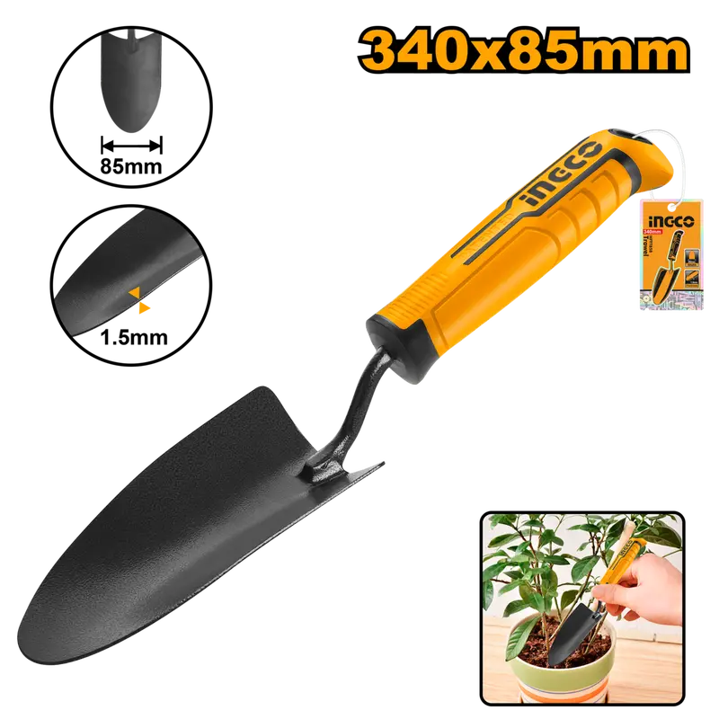 Ingco Heavy-Duty Garden Trowel – 340 Mm Blade, 85 Mm Width 1