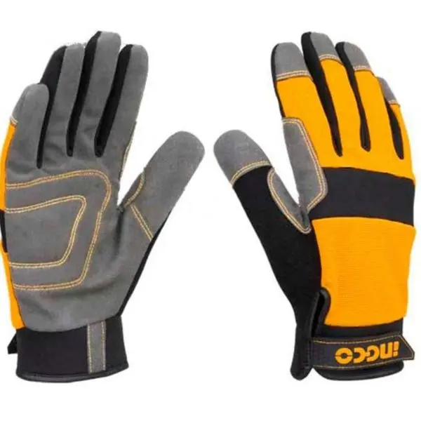Ingco Heavy-Duty Mechanic Gloves – Extra Large, Oil-Repellent Design 1