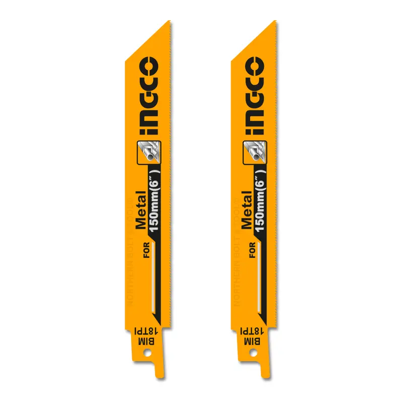 Ingco Metal-Cutting Reciprocating Saw Blades – 2-Piece Pack 1