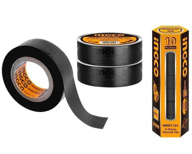 Ingco Pvc Insulating Tape – 10 Rolls Per Pack For Electrical Safety 1