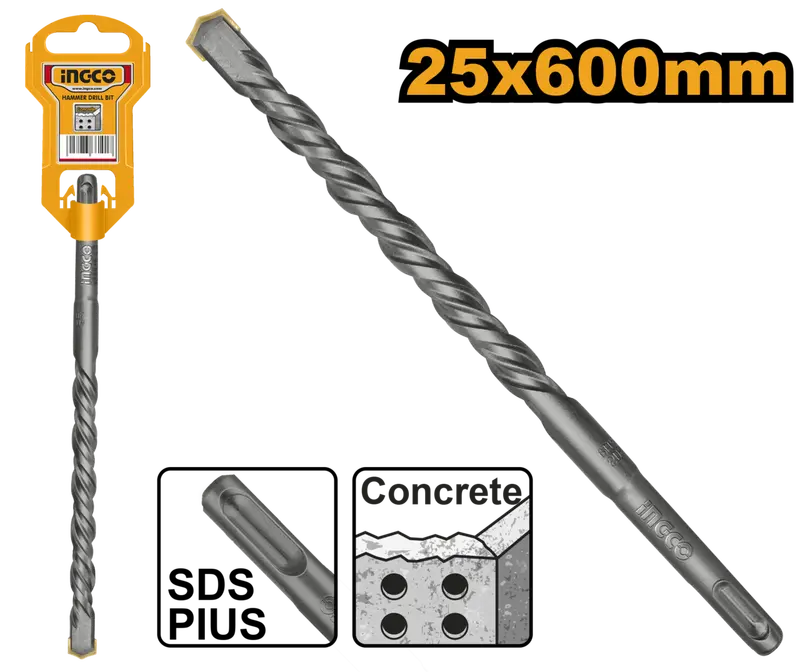 Ingco Sds-Plus 25Mm × 600Mm Hammer Drill Bit 1