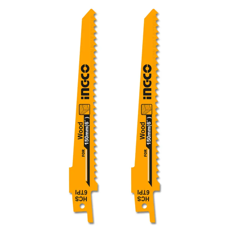Ingco Wood-Cutting Reciprocating Saw Blades – 2-Piece Pack 1