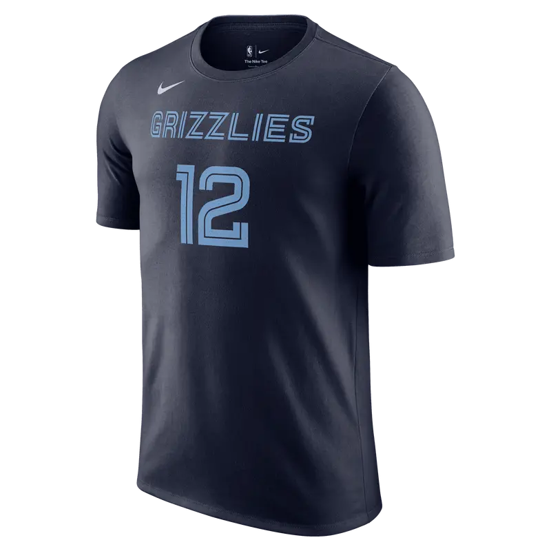 Ja Morant Memphis Grizzlies Nike Icon Edition Player T-Shirt 1