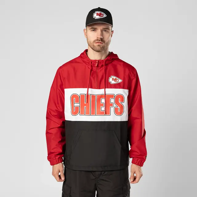 Kansas City Chiefs Nfl Casual Windbreaker – Breathable Design 1