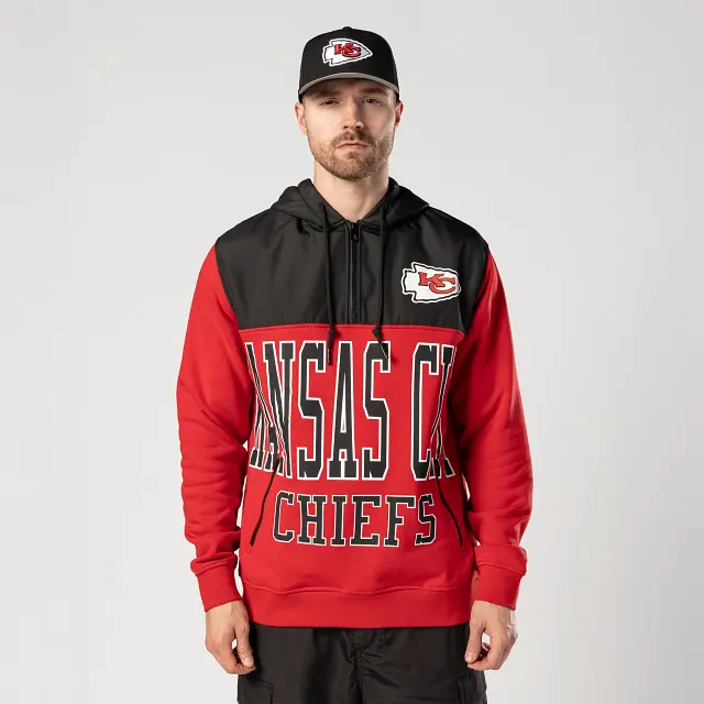 Kansas City Chiefs Nfl Red Relaxed Hoodie 1