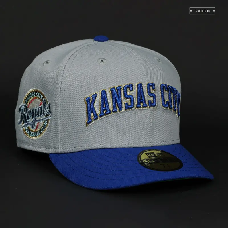 Kansas City Royals 1999 Road Jersey Wordmark New Era Fitted Cap 1