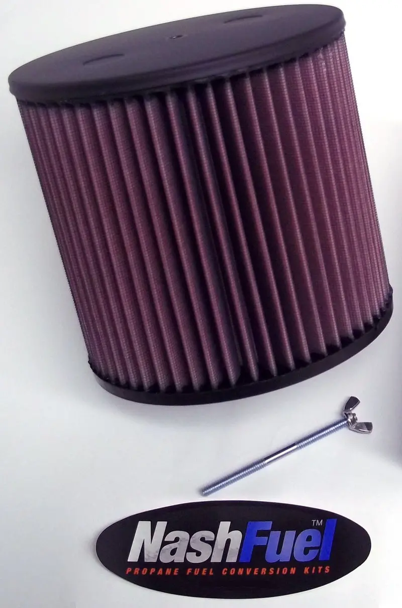 K&N High-Flow Air Filter And Recharger Cleaning Kit For Ct425M Propane-Powered Concrete Mixer 1