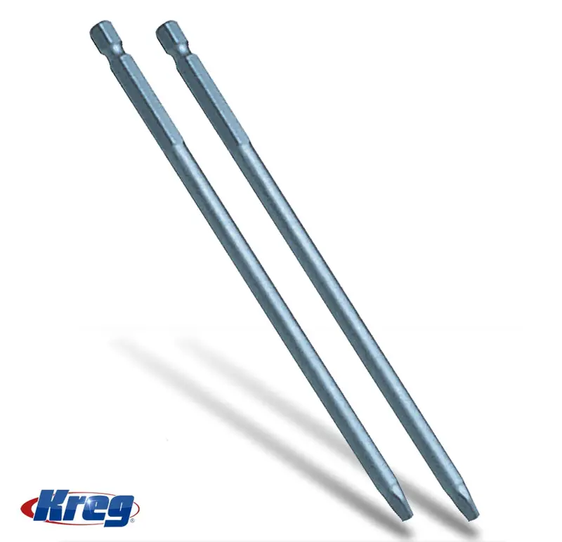 Kreg #2 Square Drive Screwdriver Bit & 150 Mm Power Bit Combo Set 1