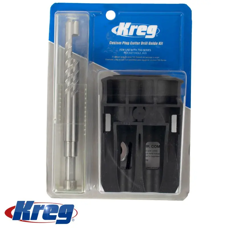 Kreg Custom Plug Cutter Drill Guide – For 700-Series Jigs, Creates Seamless Wood Plugs 1