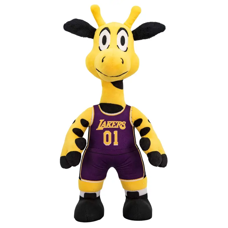 La Lakers Giraffe-Themed Mascot Plush – 10-Inch Soft Toy 1