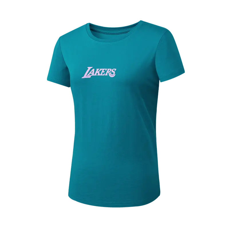 Lakers Stitches Loose-Fit Crewneck T-Shirt For Men 1