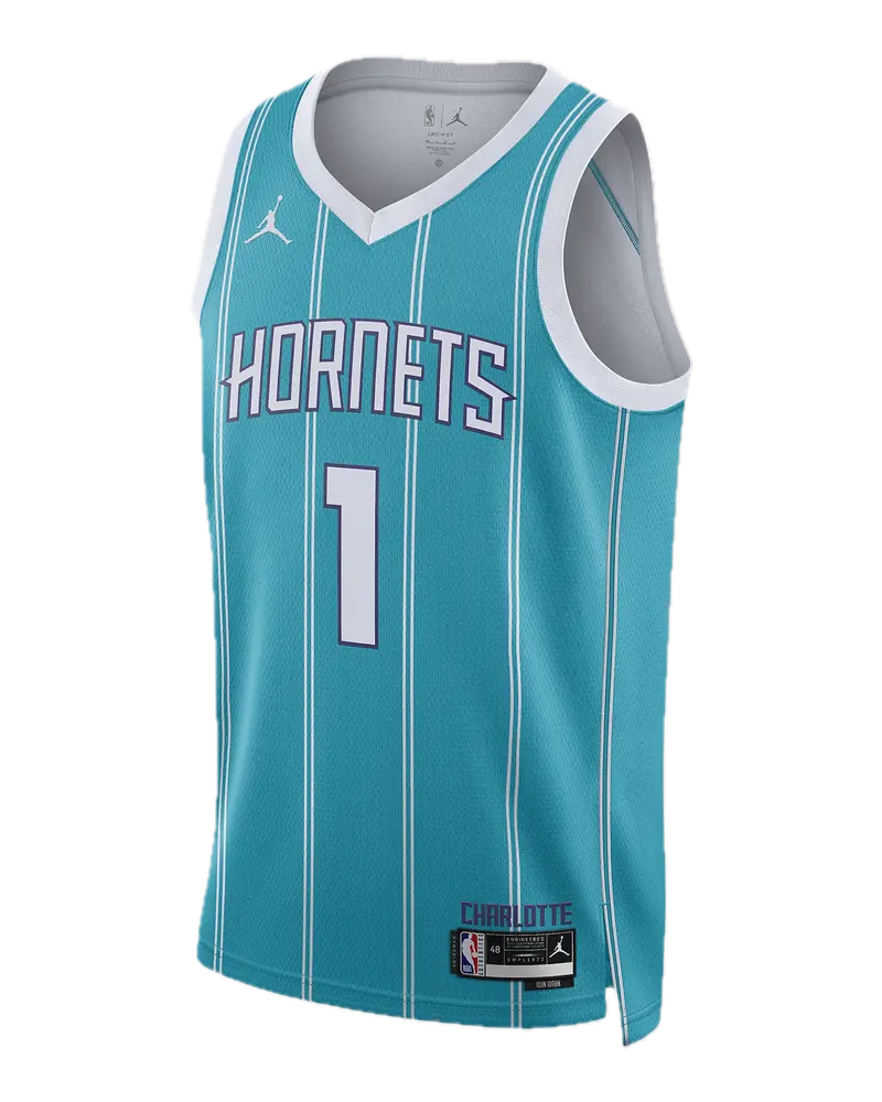 Lamelo Ball Charlotte Hornets 2022–23 Icon Edition Jordan Swingman Jersey For Men 1