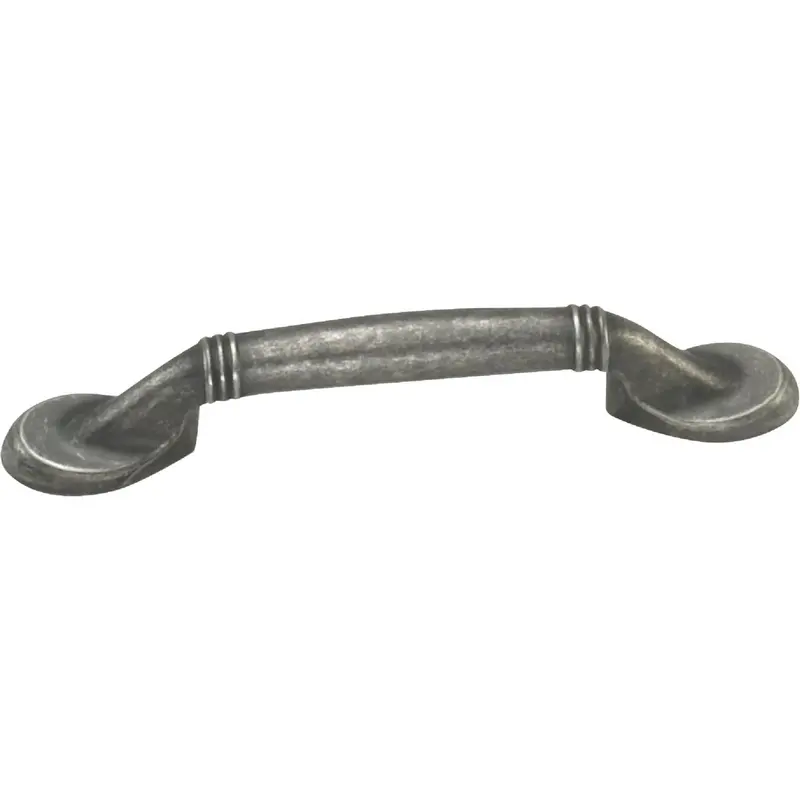 Laurey Nantucket Cabinet Pull – 3-Inch Center-To-Center, Antique Pewter Spoonfoot Design 1