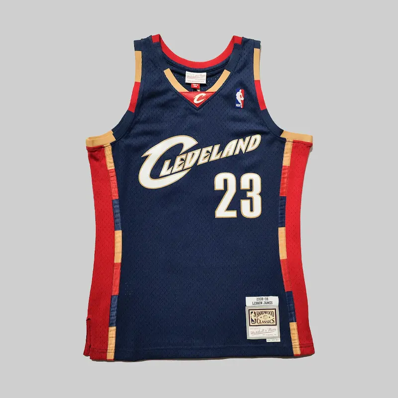Lebron James 2008 Cleveland Cavaliers Hardwood Classic Alternate Jersey 1