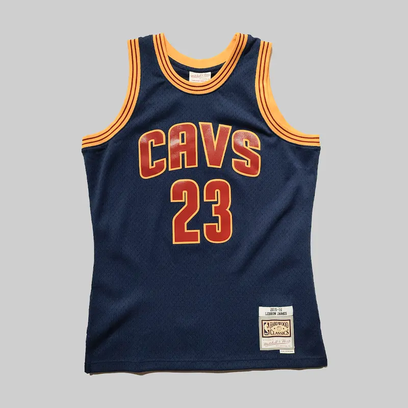 Lebron James 2015 Cleveland Cavaliers Hardwood Classic Swingman Jersey 1